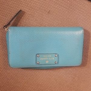 Kate spade blue wallet